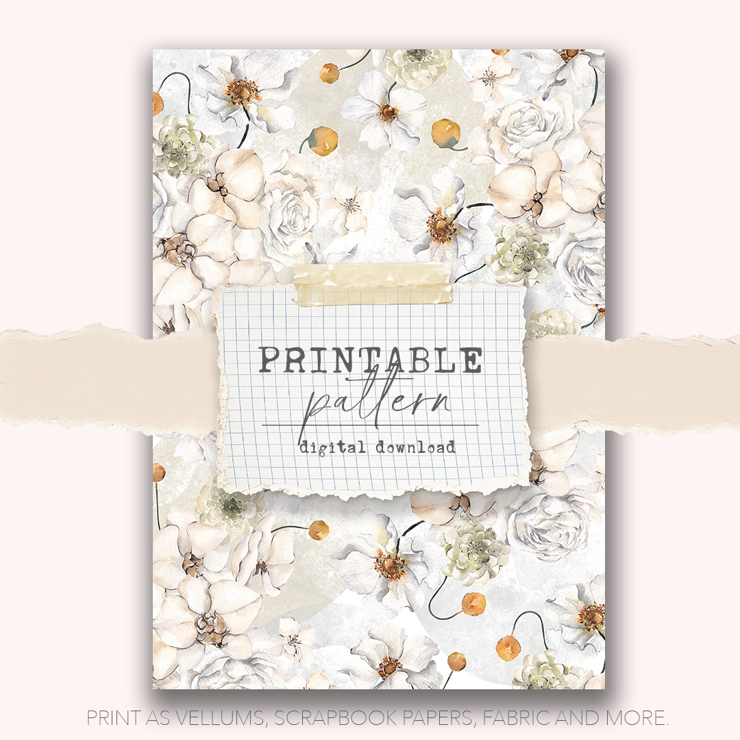 Digital Download - Printable Paper/Vellum (At Home)