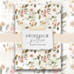 Digital Download - Printable Paper/Vellum (Autumn colors green)
