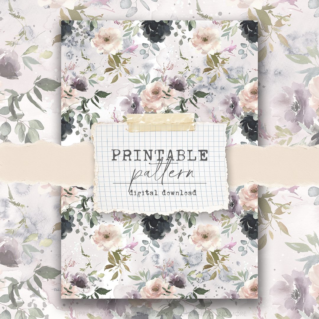Digital Download - Printable Paper/Vellum (Cloudy Days)