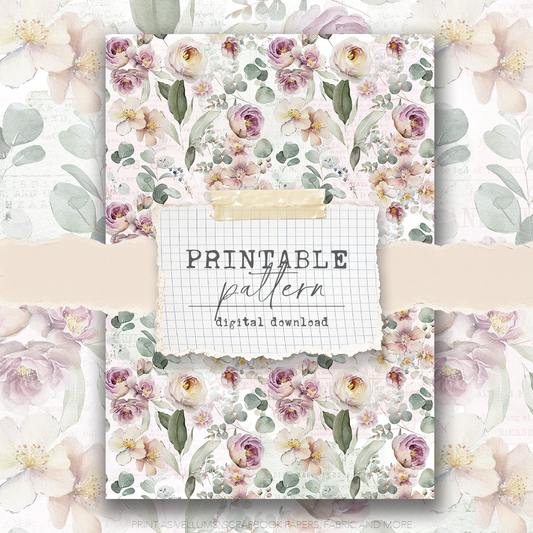 Digital Download - Printable Paper/Vellum (Garden)