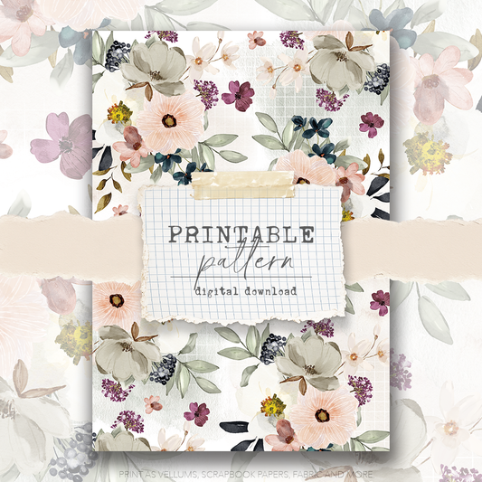 Digital Download - Printable Paper/Vellum (Happy desk)