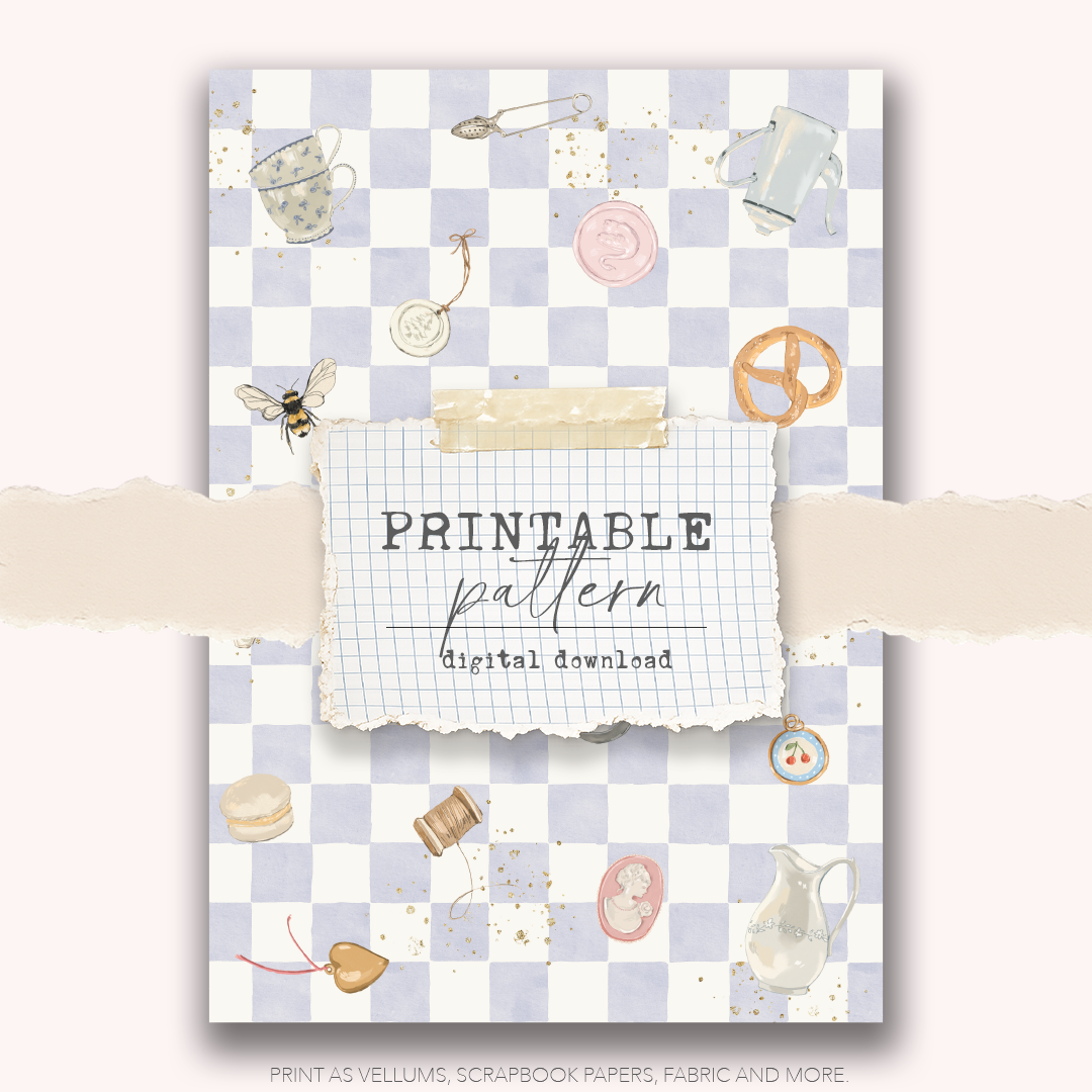 Digital Download - Printable Paper/Vellum (Little treasures)