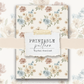 Digital Download - Printable Paper/Vellum (Neutral Florals 4)