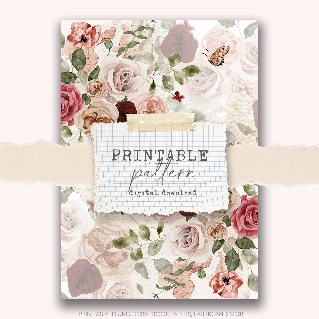 Digital Download - Printable Paper/Vellum (Quiet Corners)