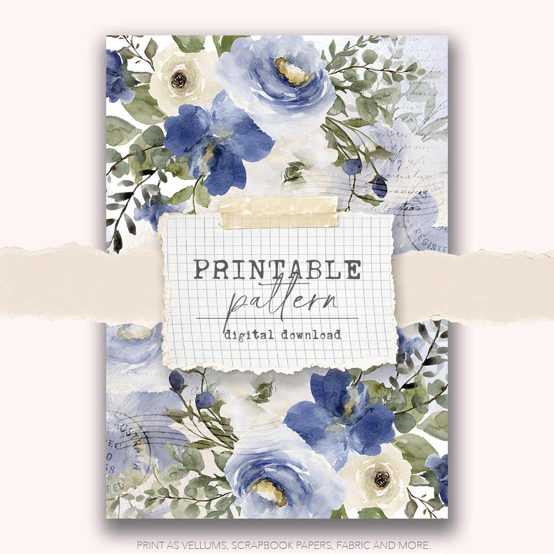Digital Download - Printable Paper/Vellum (Sweet dreams)