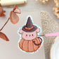 Vinyl Sticker - Halloween Bear (Holo glitter).