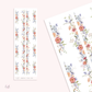 Floral trims | Wandering - planner stickers