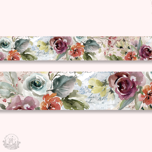 Colorful blooms 15mm washi tape