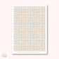 Washi paper - WARM Gingham collection | tearable washi sheet (select your design)
