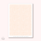 Washi paper - WARM Gingham collection | tearable washi sheet (select your design)