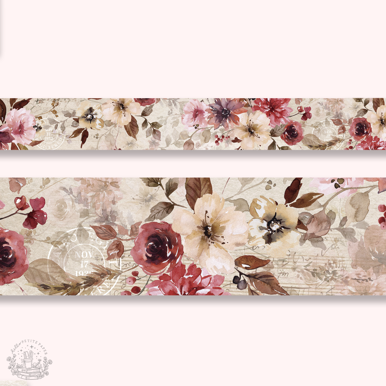 Moody blooms 15mm washi tape