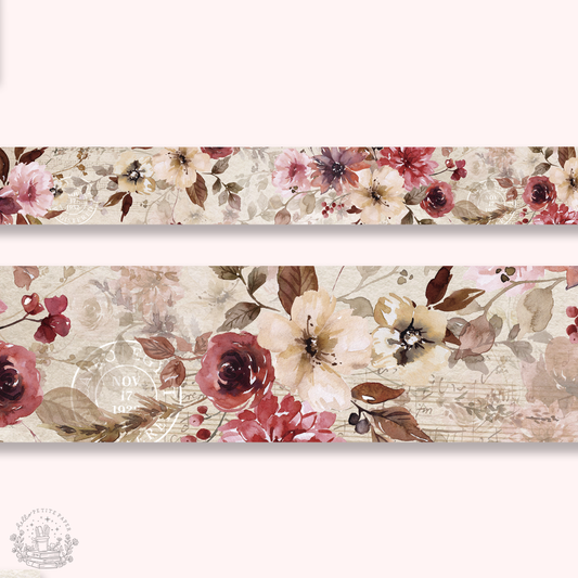 Moody blooms 15mm washi tape