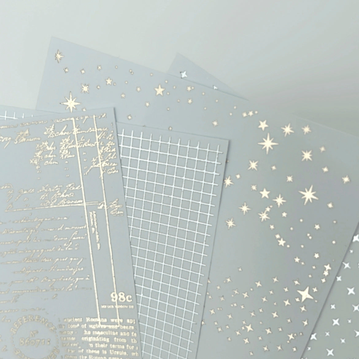 Washi paper - FOILED stars v2 | tearable washi sticker sheet
