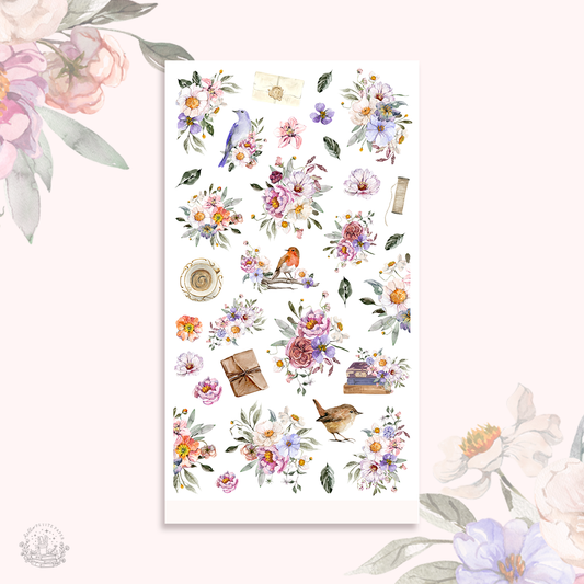 Where Flowers Bloom - MIX deco, planner stickers