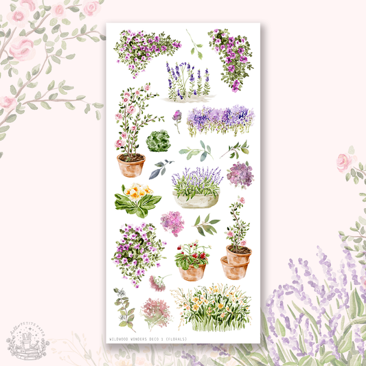 Wildwood Wonders - Deco stickers 1 (florals)