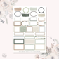 Winter Celebration  - FOILED KIT - premium matte paper sticker kit