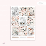 Winter Cottage - FOILED KIT - premium matte paper sticker kit