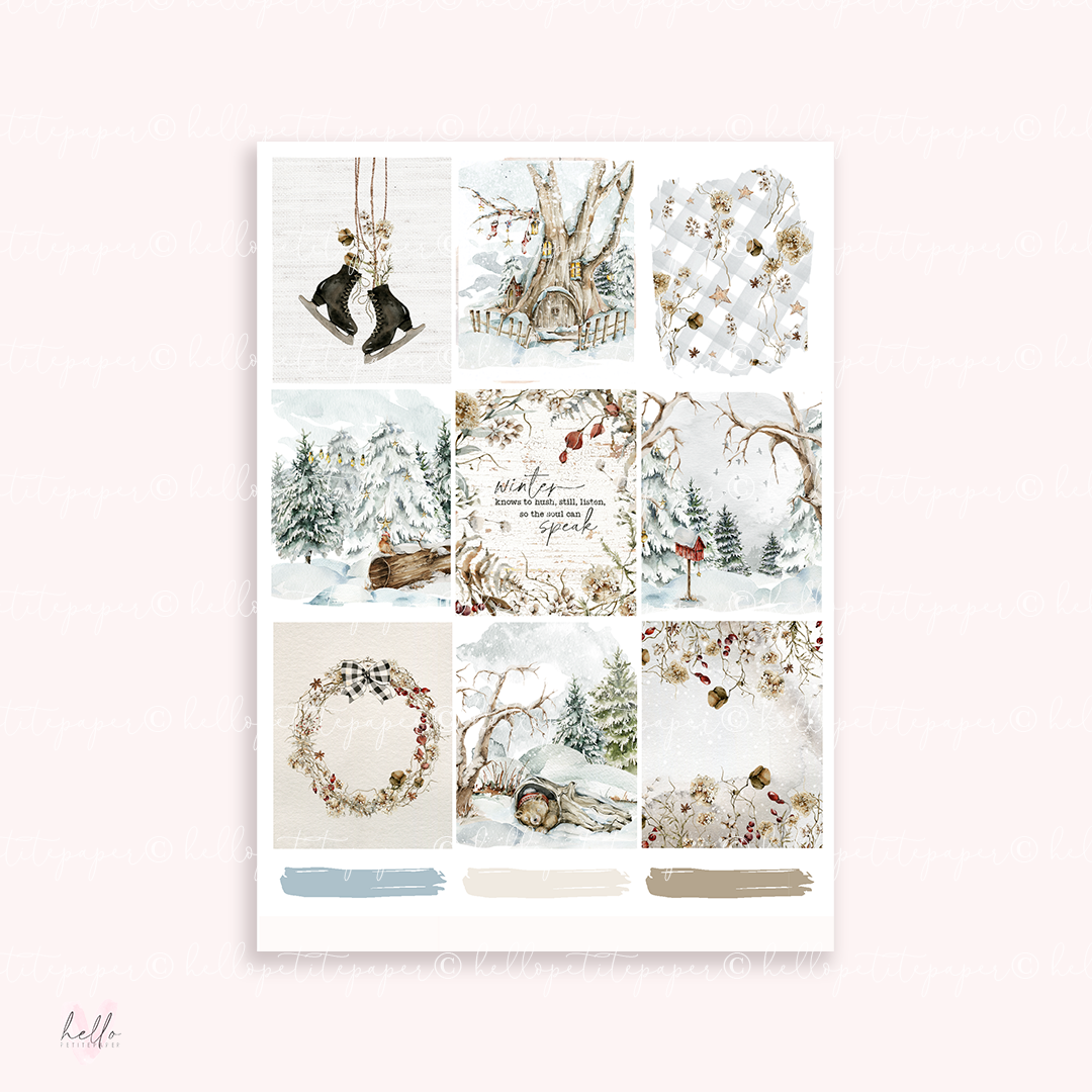 Winter Wonderland -  planner sticker kit