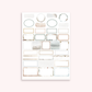 Winter Wonderland  - FOILED KIT - premium matte paper sticker kit