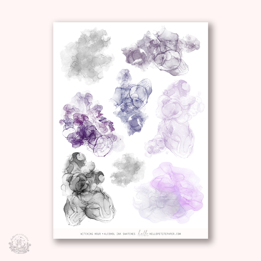 Witching Hour - Watercolor Swatches