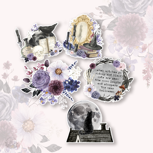 Witching Hour - Sticker die-cut (set of 5)