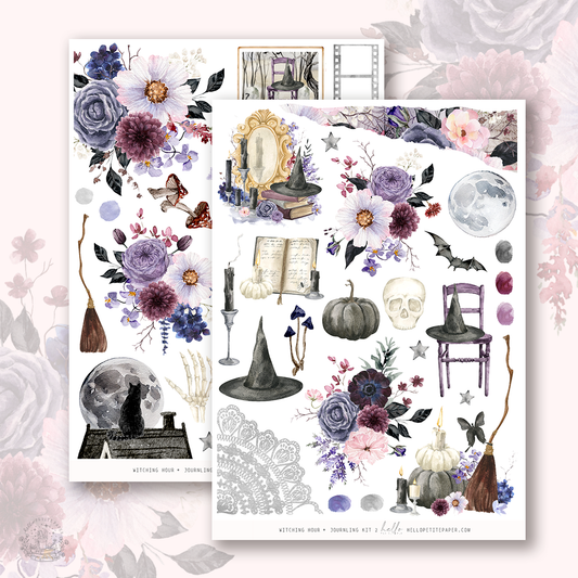 Witching Hour - Journaling Sticker Kit