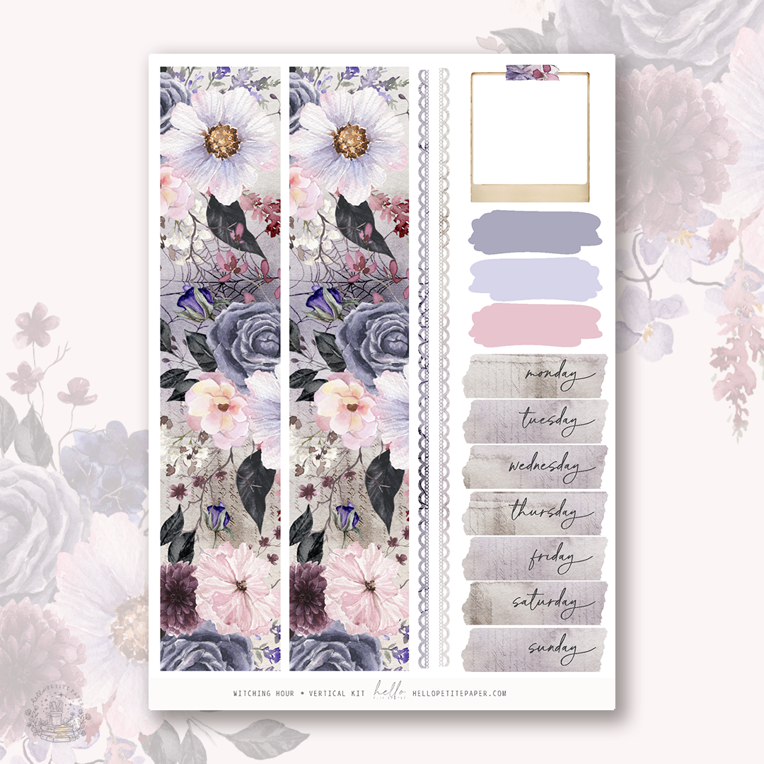 Printable stickers - Witching Hour Sticker kit (set of 4)
