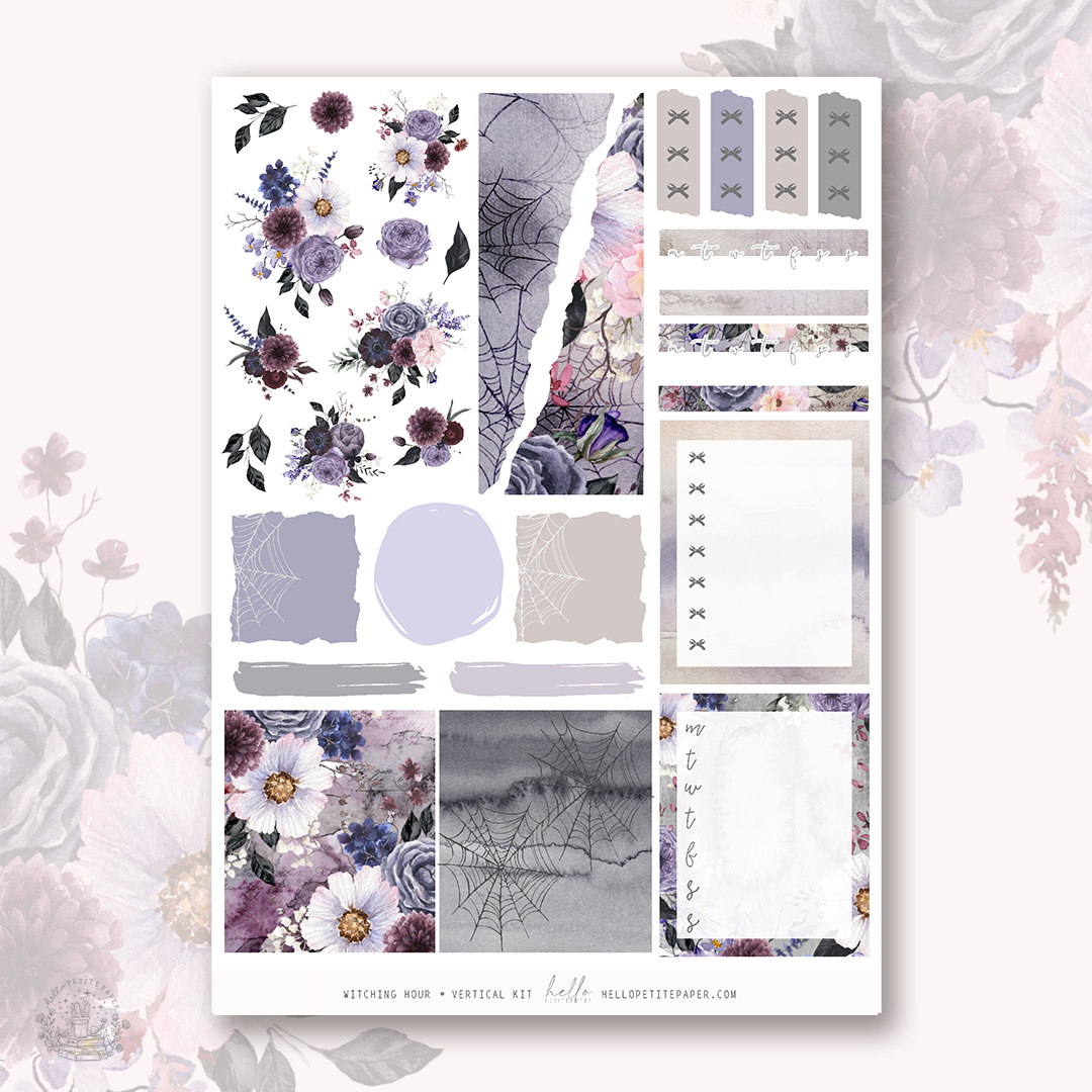 Printable stickers - Witching Hour Sticker kit (set of 4)