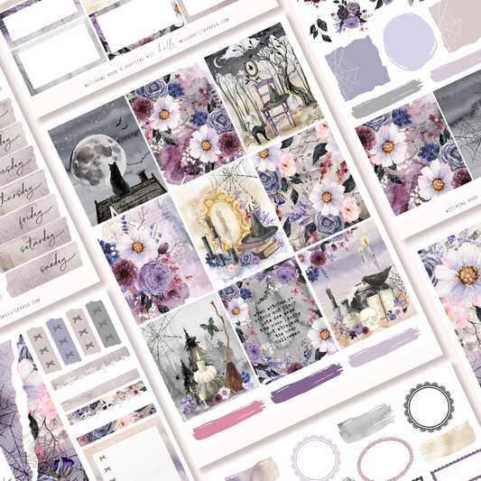 Witching Hour  - planner sticker kit (4 sheets or a la carte)