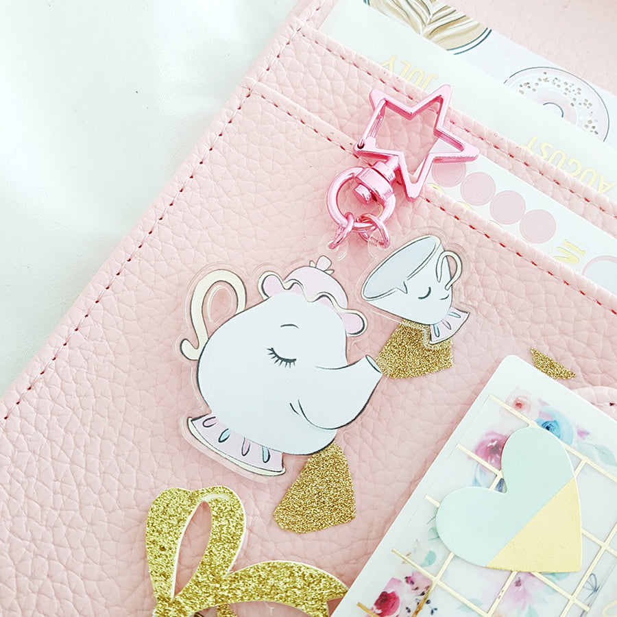 Keyring - Mrs Potts (beauty and the beast)