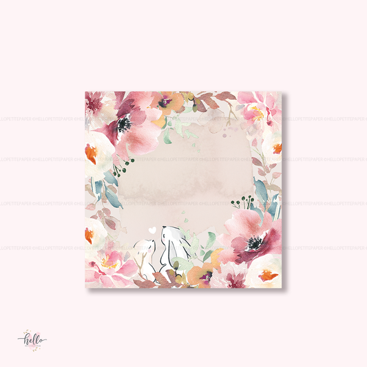 Square Notepad - Briar Rose