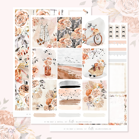 By the coast - FOILED KIT - premium matte paper