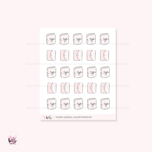 Doodle icons (PLANNERS) - planner stickers