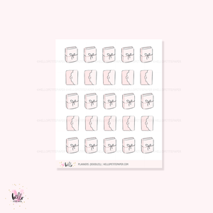 Doodle icons (PLANNERS) - planner stickers