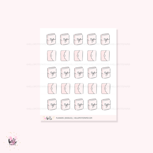 Doodle icons (PLANNERS) - planner stickers