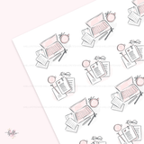 Doodle icons (WORKING) - planner stickers
