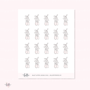 Doodle Icons (BALLET) | hand-drawn planner stickers