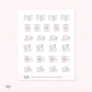 Doodle Icons (BOOKS AND COFFEE) | hand-drawn planner stickers