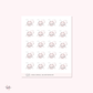 Doodle icons (HOUSE) - planner stickers