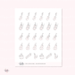 Doodle Icons (MUSIC) | hand-drawn planner stickers