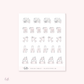 Doodle icons (TRAVELING) - planner stickers