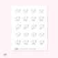 Doodle Icons (WRITTING) | hand-drawn planner stickers