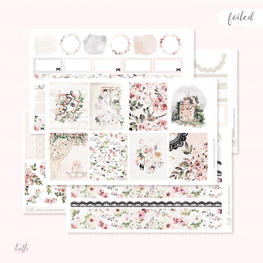 Fairytale - rose FOILED KIT - premium matte paper