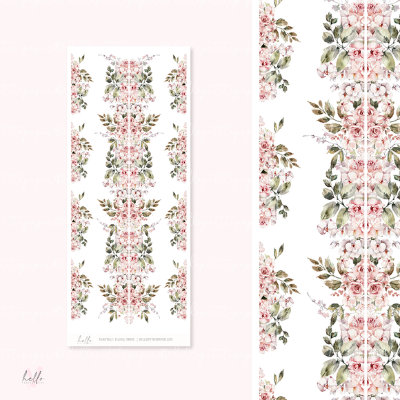 Floral trims |  Fairytale - deco planner stickers