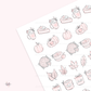 Doodle icons (FALL) - planner stickers