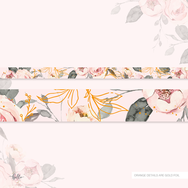 Flower Shop washi tape (1) - Gold Foil – Hello Petite Paper