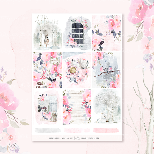 First Blooms -  planner sticker kit