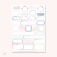First Blooms -  planner sticker kit