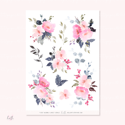 First Blooms - Large Floral Deco