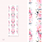 Floral trims |  First Blooms - deco planner stickers